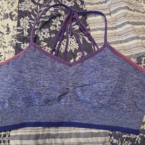 Xersion Purple Sports Bra MEDIUM